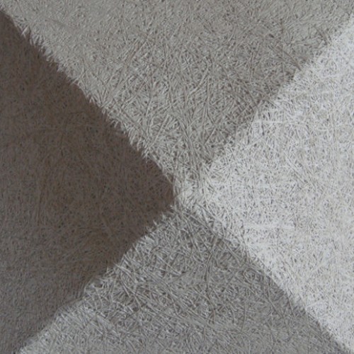 Wood wool sound absorbing panel